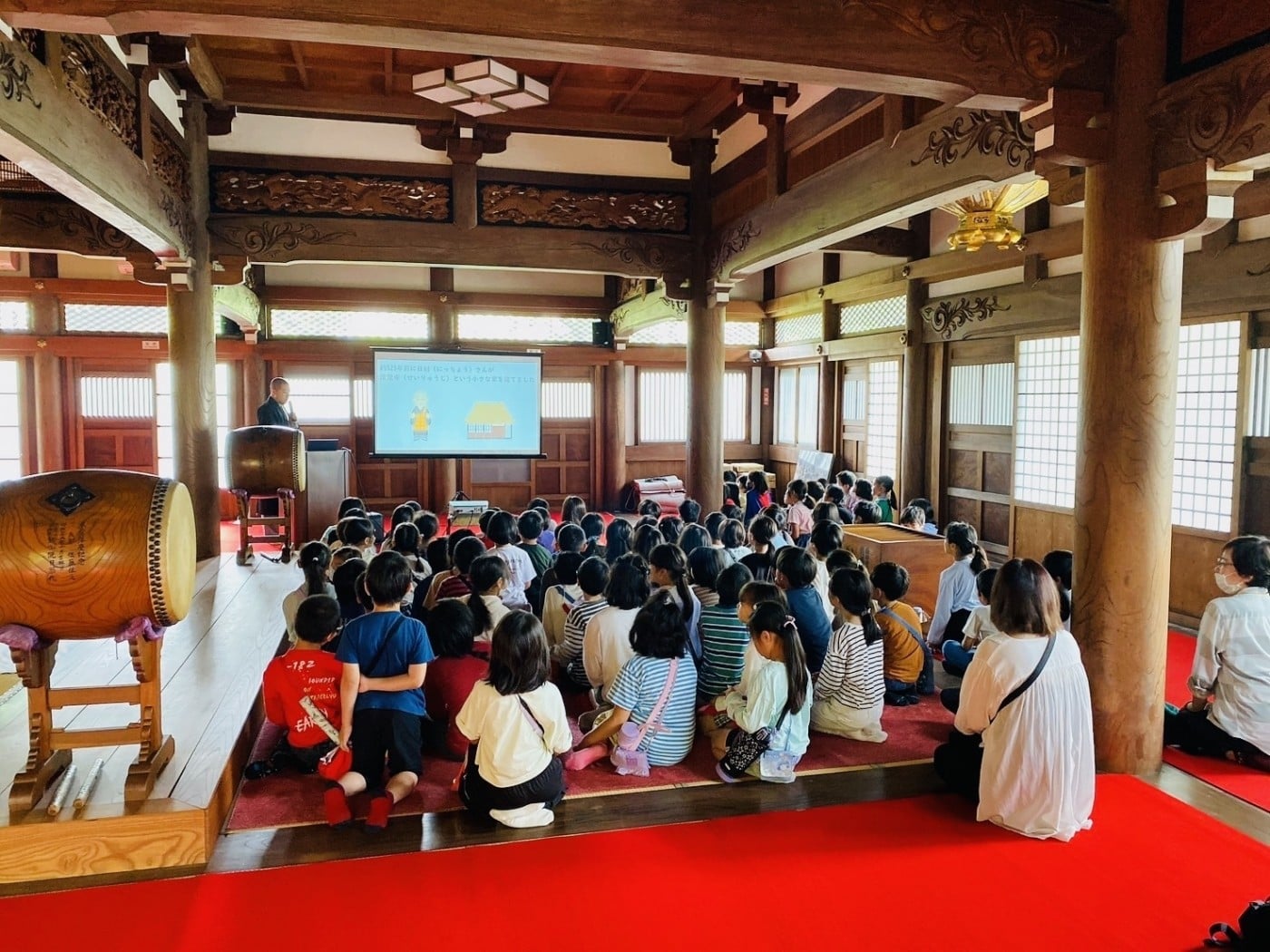 約100人！子供たちがこんなに集まったのは青柳寺の歴史上初かも？？