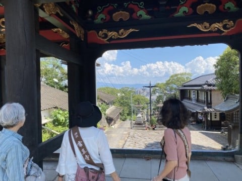 熊本・高台にある本妙寺様からは熊本の市街地がよく見えます！